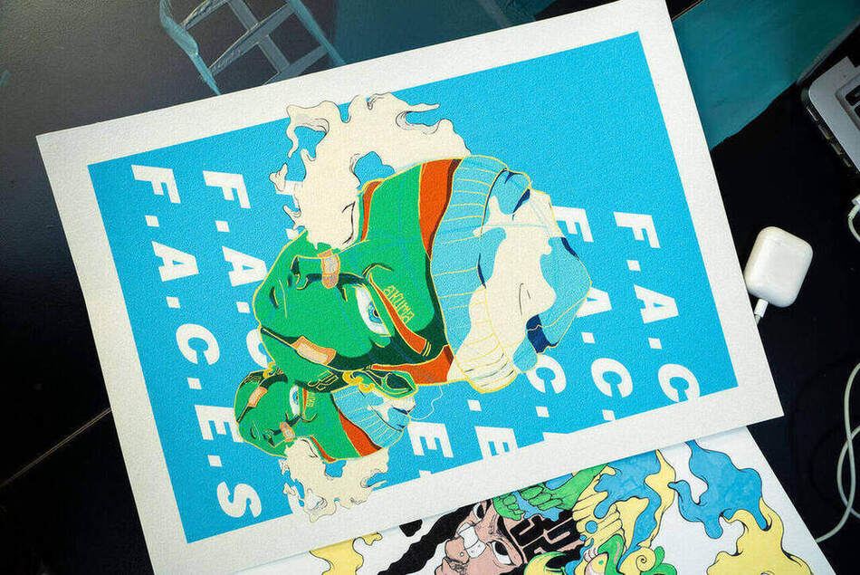 Felyx Art Campaign — F.A.C.E.S. print